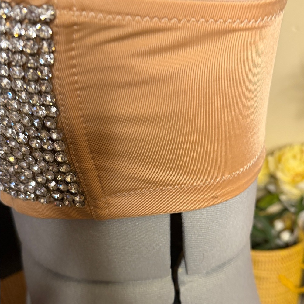 Sparkling Rhinestone Embellished Bra - Picture 4 of 7